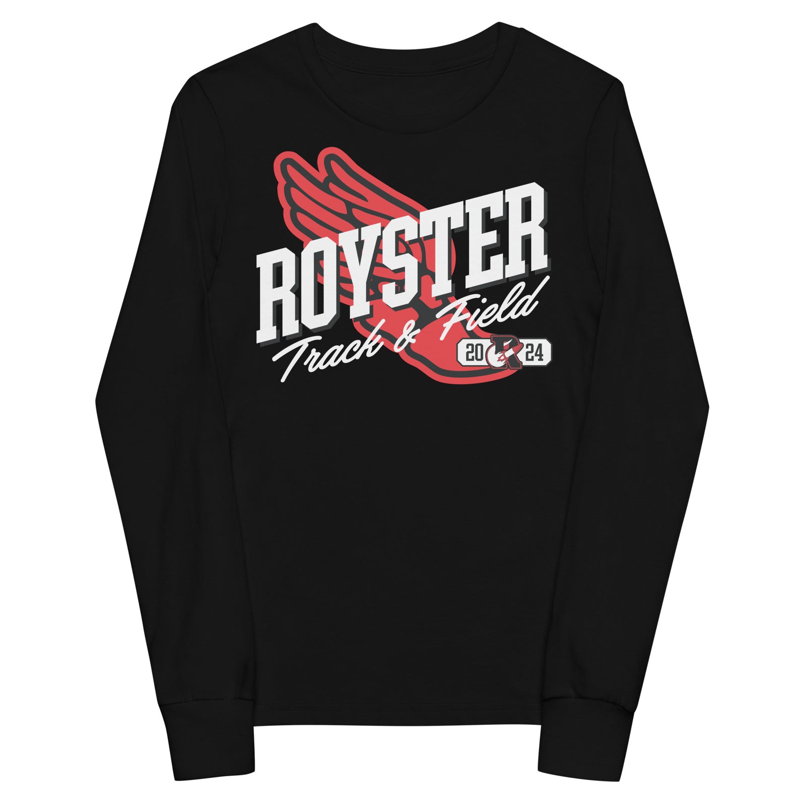 Royster Rockets Track & Field Youth Long Sleeve Tee