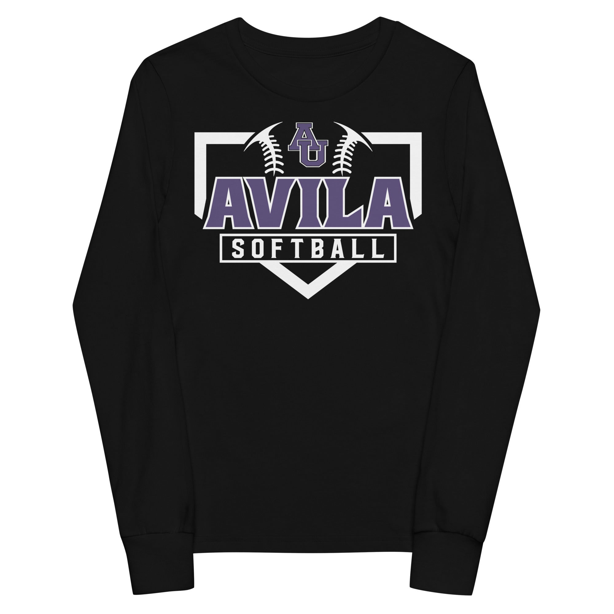 Avila Softball Youth Long Sleeve Tee