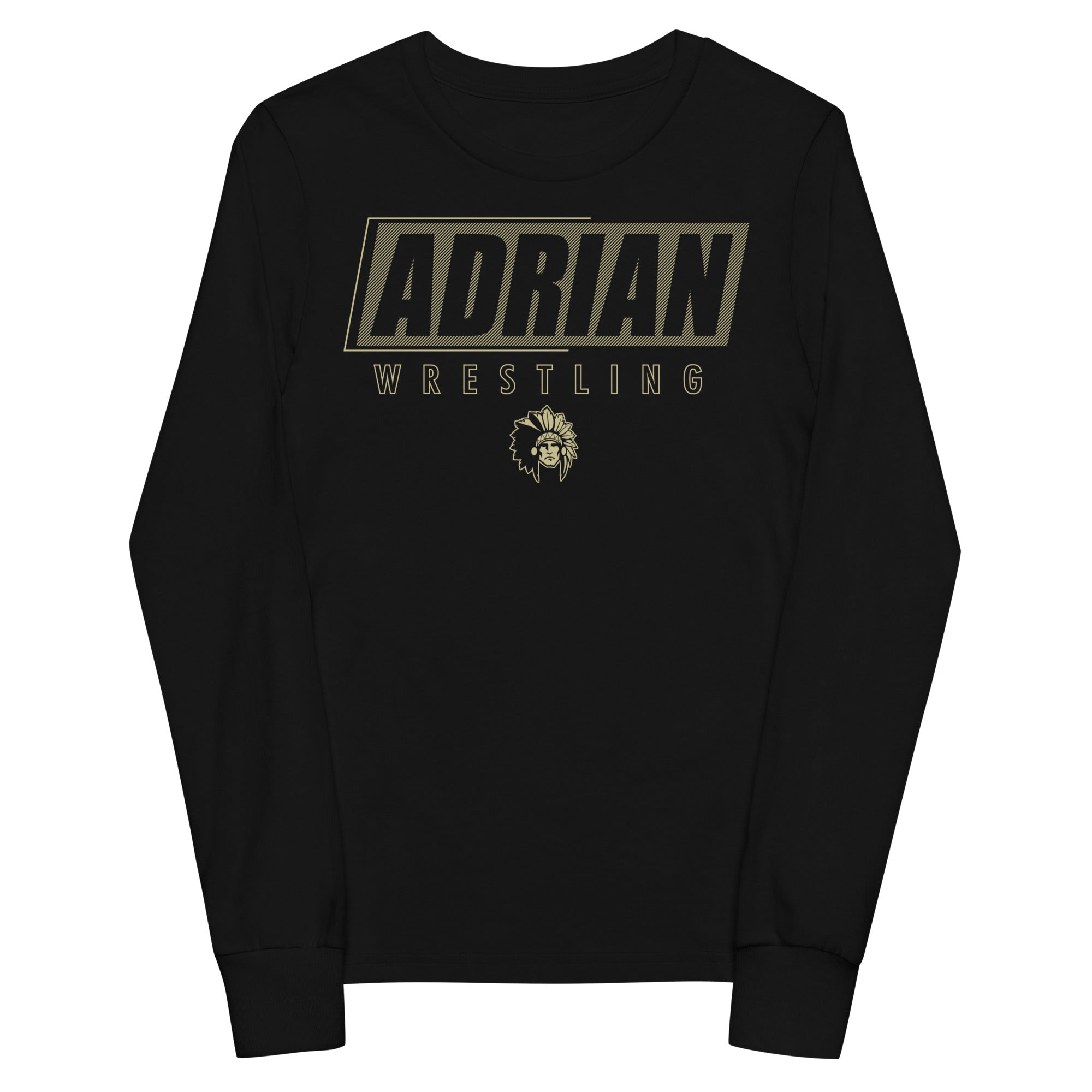 Adrian Wrestling Youth Long Sleeve Tee