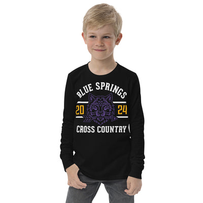 Blue Springs Cross Country Youth Long Sleeve Tee