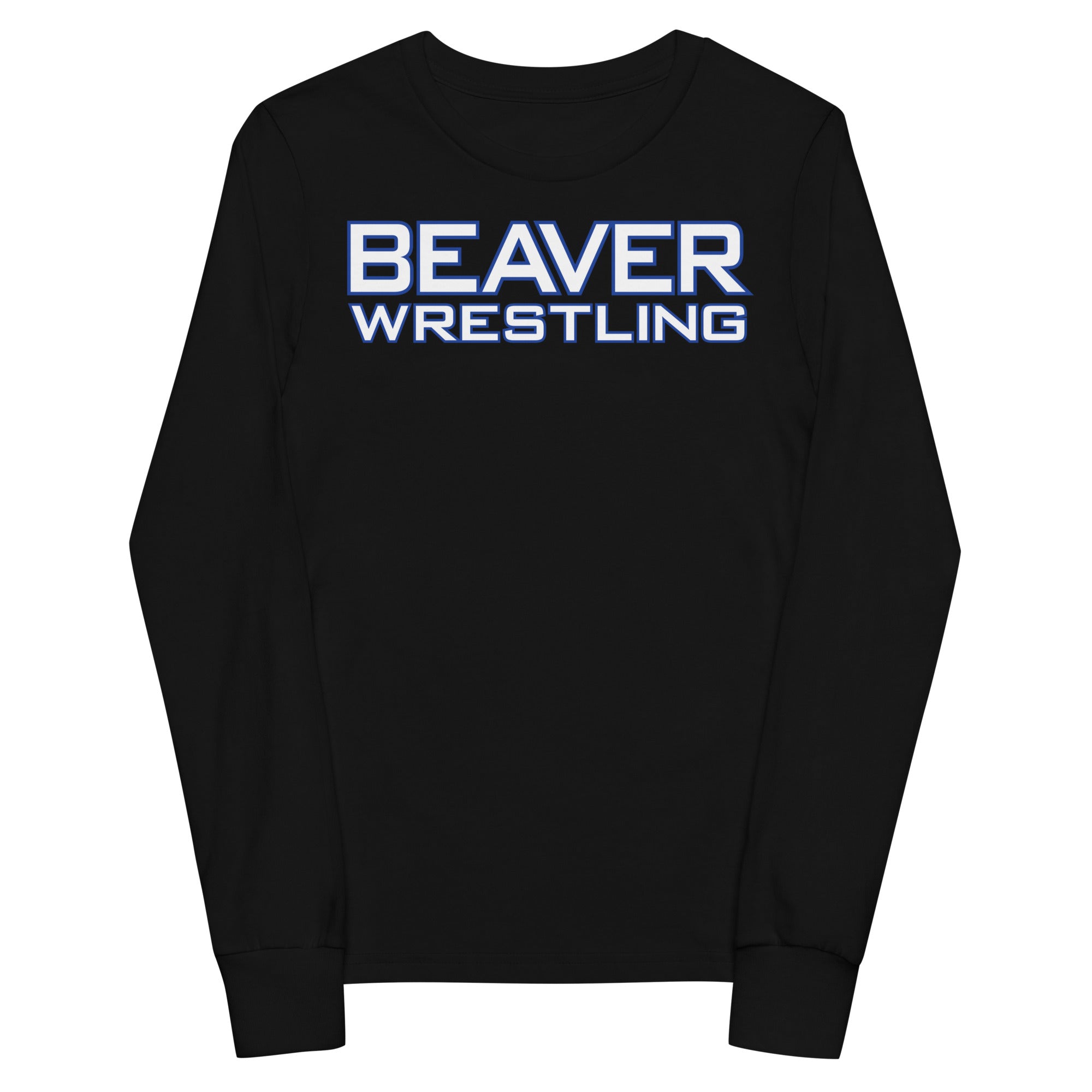 Pratt Community College Beaver Wrestling Youth Long Sleeve Tee