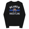 Pratt Community College Beaver Wrestling Classic Youth Long Sleeve Tee