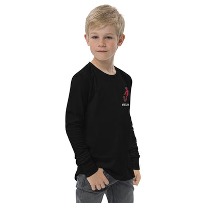 William Jewell Wrestling J Wrestling Youth Long Sleeve Tee