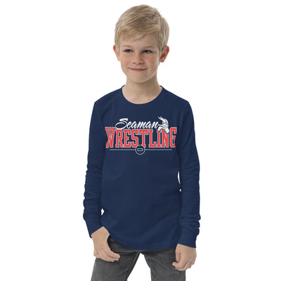 Topeka Seaman Wrestling Youth Long Sleeve Tee