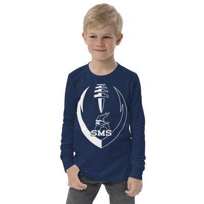 Seaman Middle School Football Youth Long Sleeve Tee