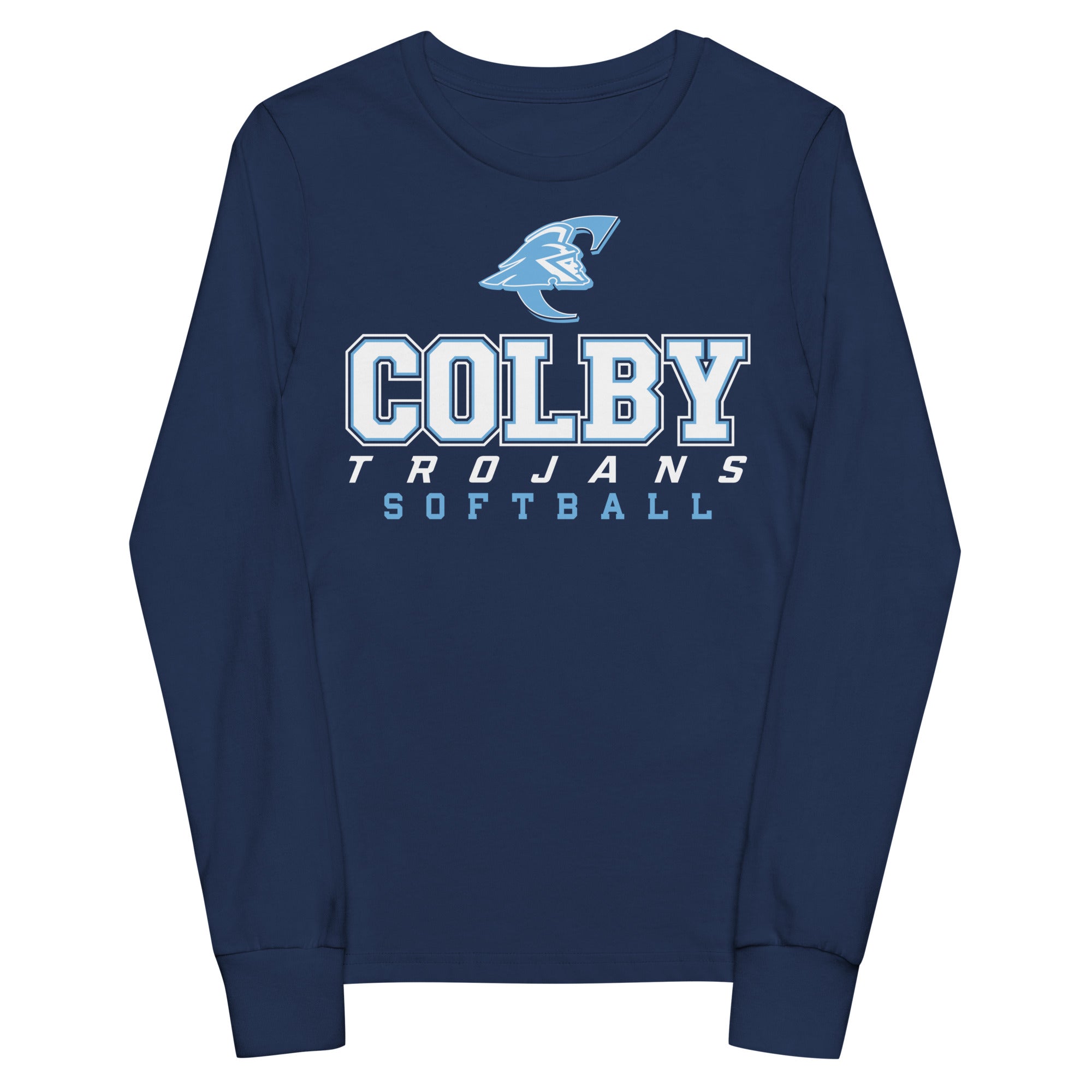 Colby Community College Softball Youth Long Sleeve Tee