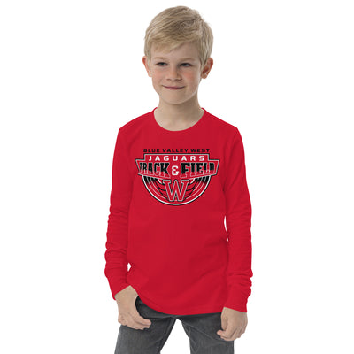 Blue Valley West Track & Field Youth Long Sleeve Tee