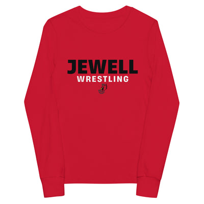 William Jewell Wrestling Youth Long Sleeve Tee