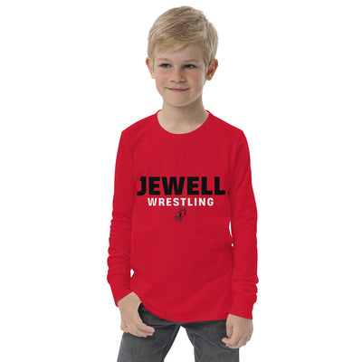 William Jewell Wrestling Youth Long Sleeve Tee