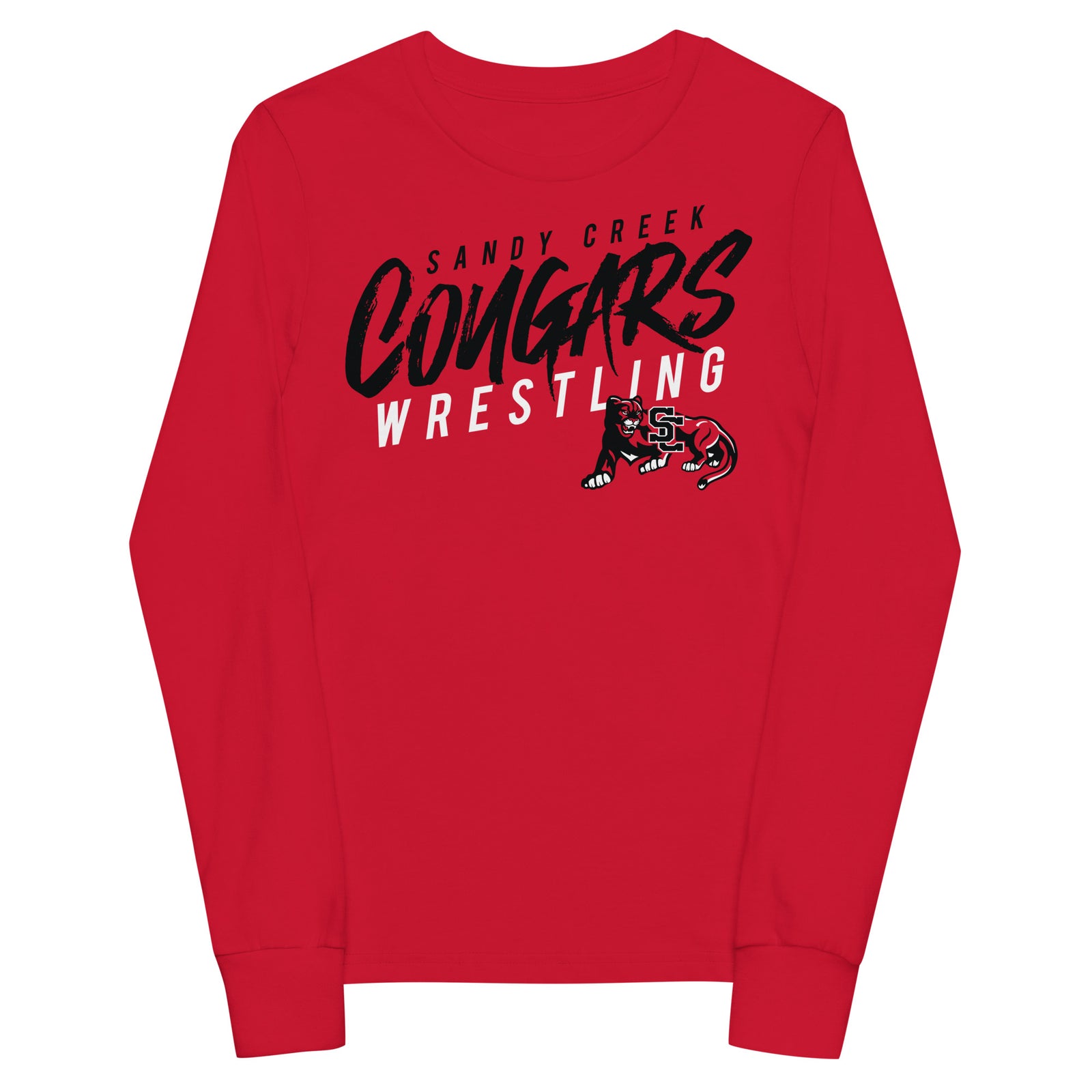 Sandy Creek Wrestling Youth Long Sleeve Tee