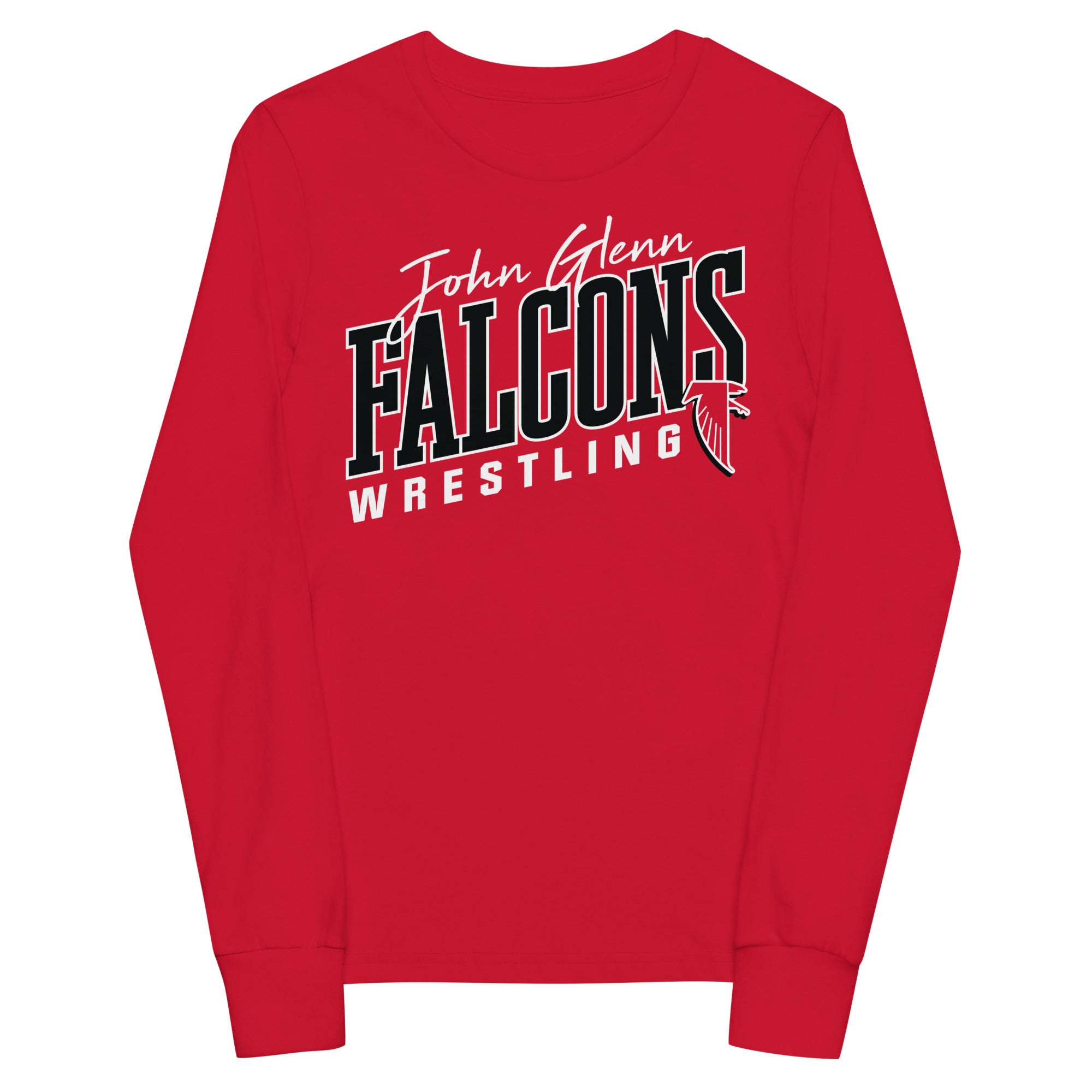 John Glenn Wrestling Youth Long Sleeve Tee