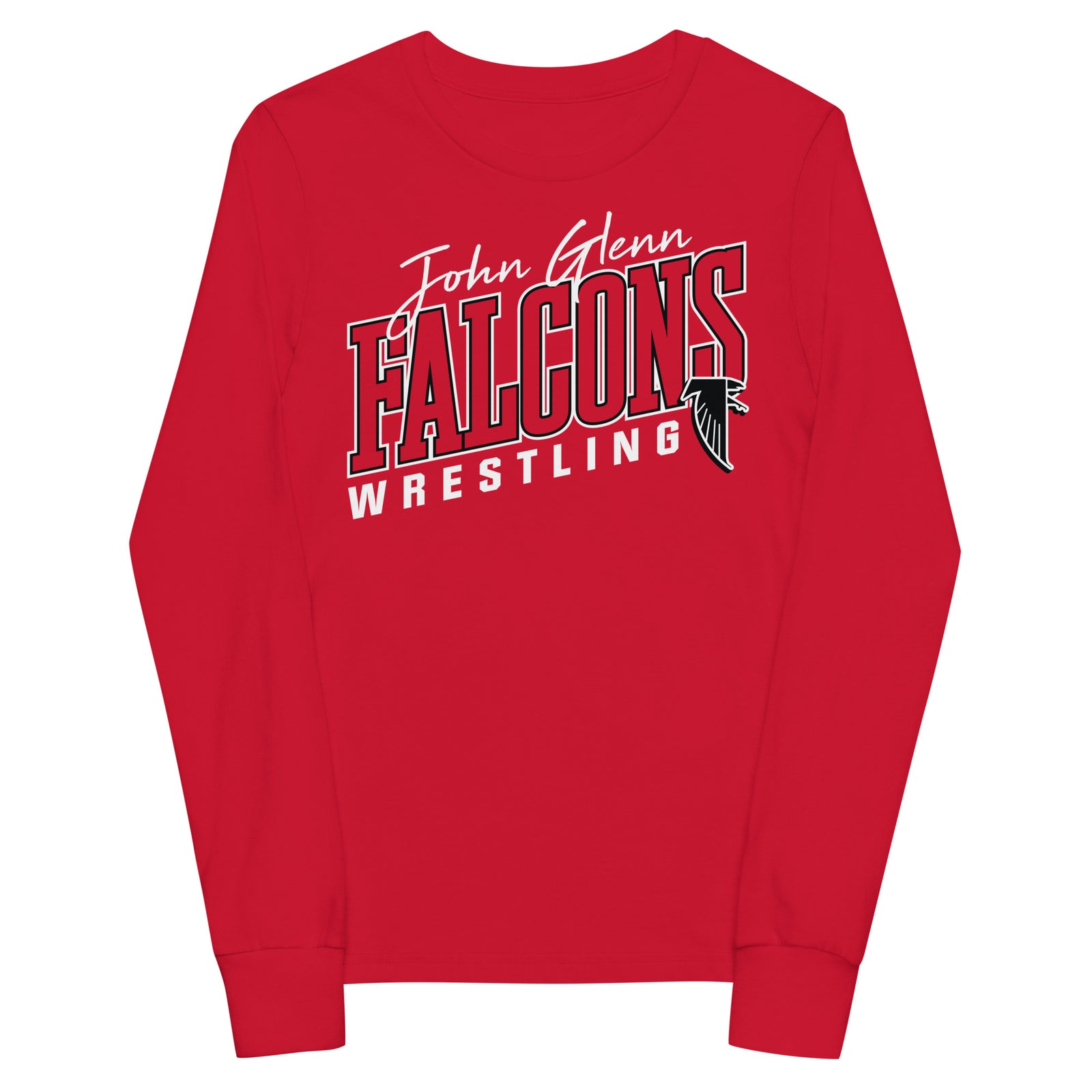 John Glenn Wrestling Youth Long Sleeve Tee