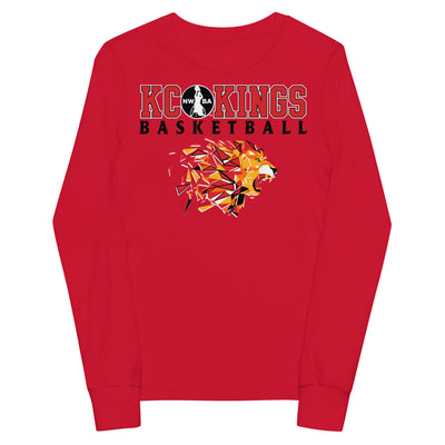 KC Kings Basketball Youth Long Sleeve Tee