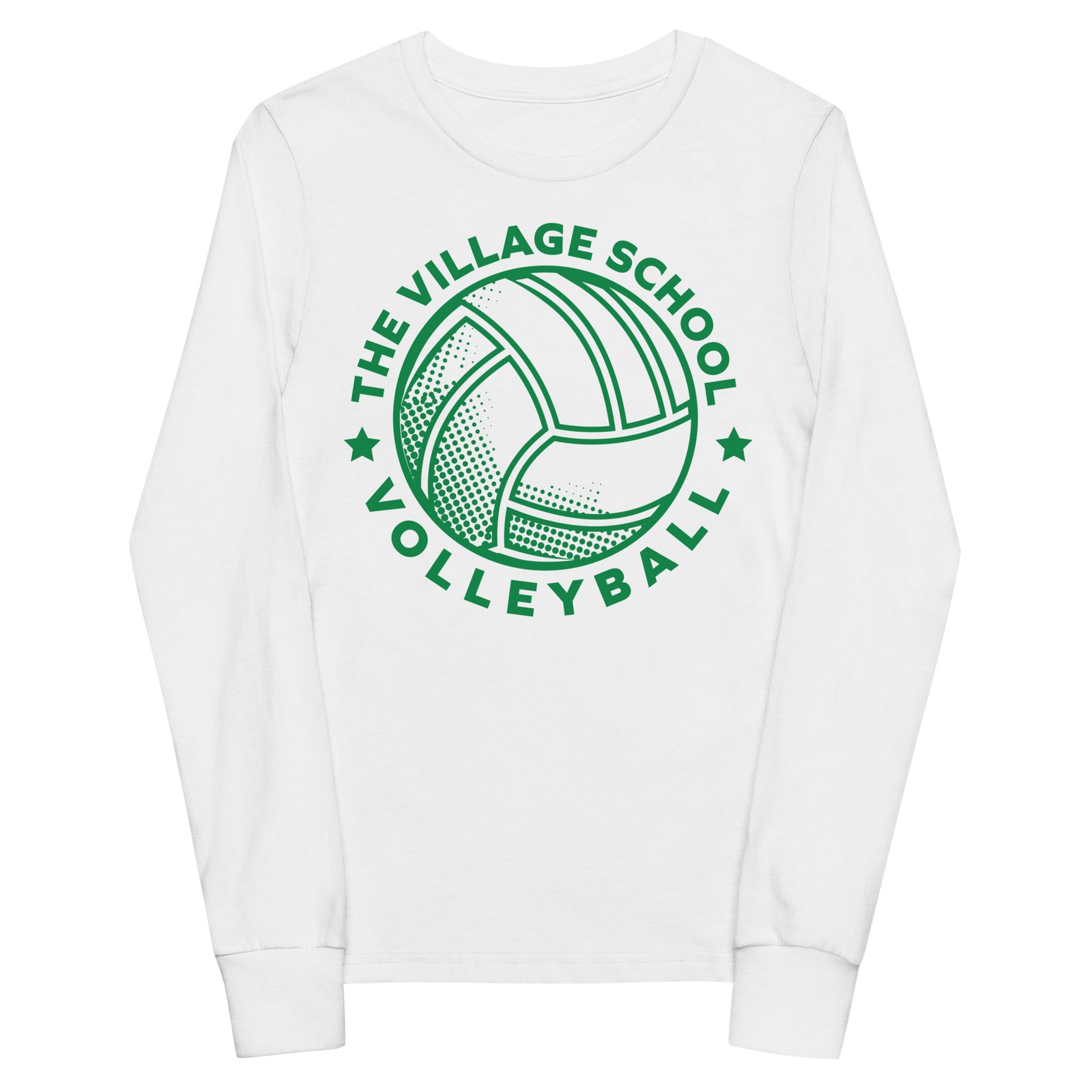 The Village School Volleyball Youth Long Sleeve Tee