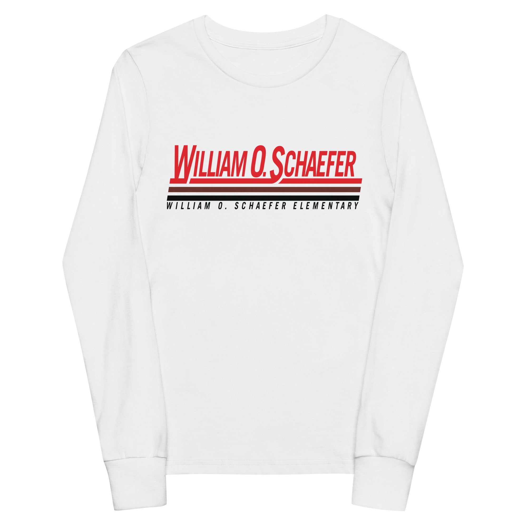 William O. Schaefer Elementary Youth long sleeve tee