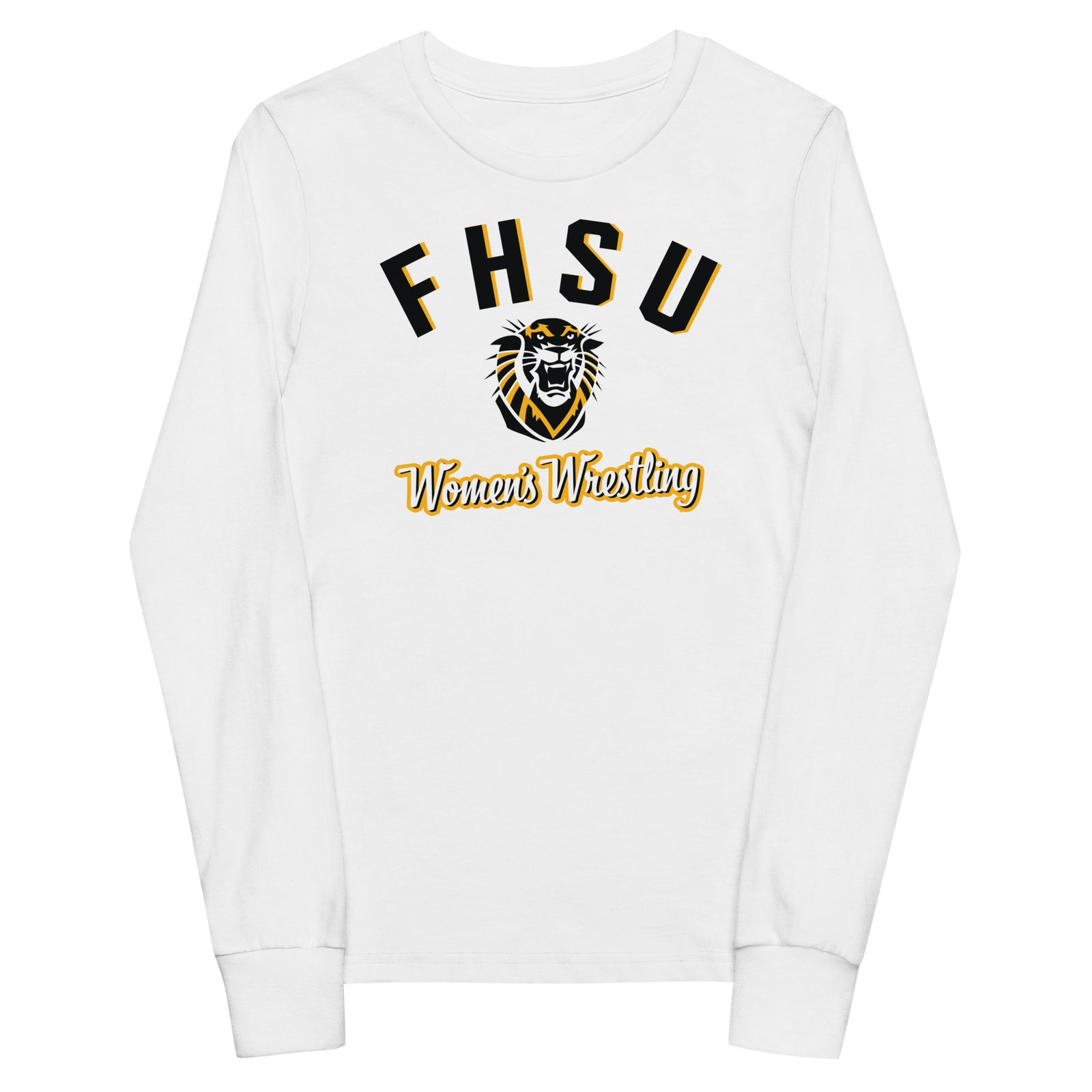 Fort Hays Women's Wrestling Youth Long Sleeve Tee