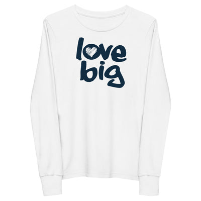 Love Big Like Nate Youth Long Sleeve Tee