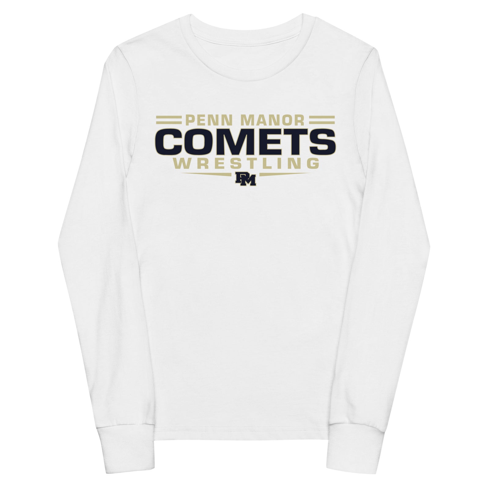 Penn Manor Comets Wrestling Youth Long Sleeve Tee
