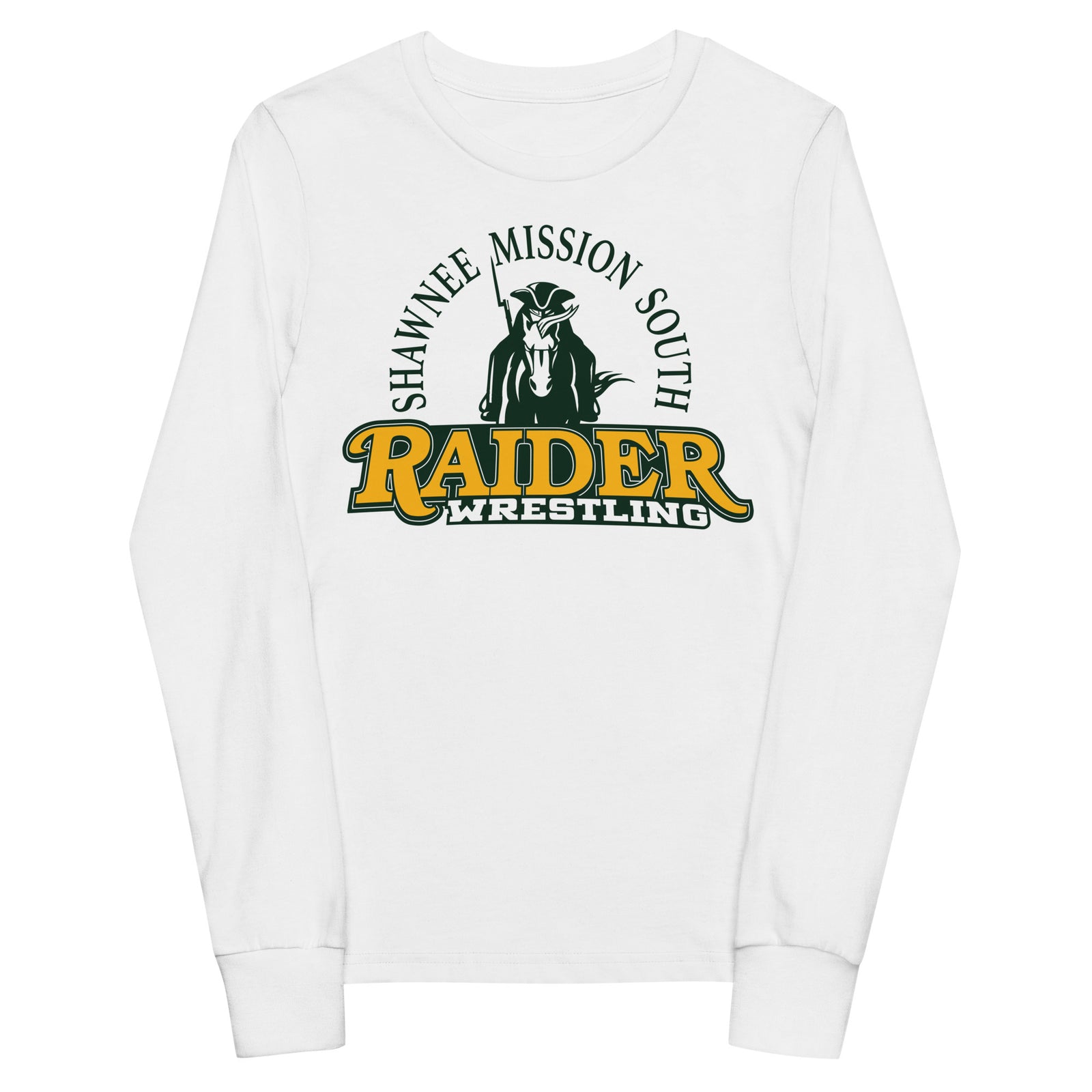 Raider Wrestling Club Youth long sleeve tee