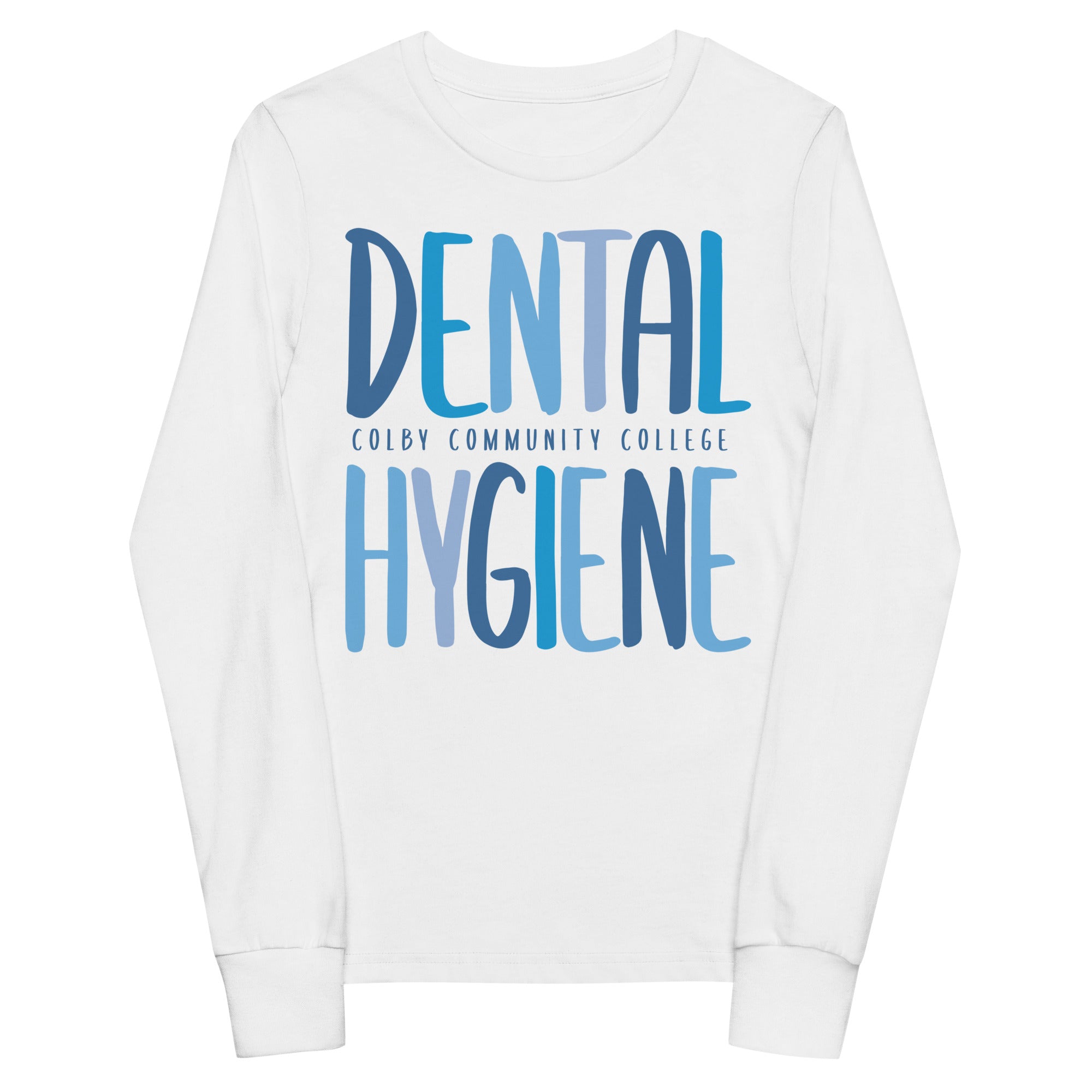 Colby Community College Dental Hygiene Youth long sleeve tee