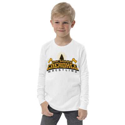 McMinn Cherokees Wrestling Youth Long Sleeve Tee