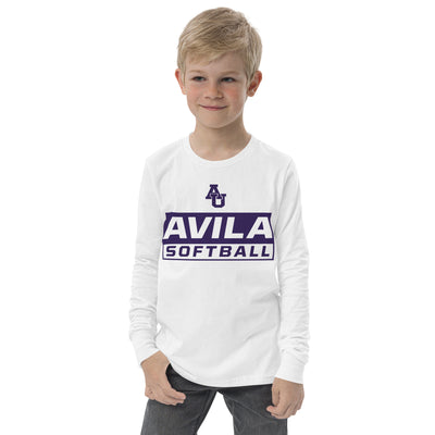 Avila Softball Youth Long Sleeve Tee