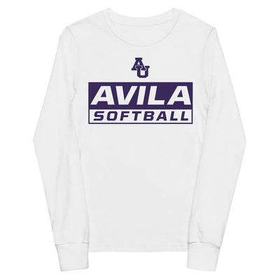 Avila Softball Youth Long Sleeve Tee