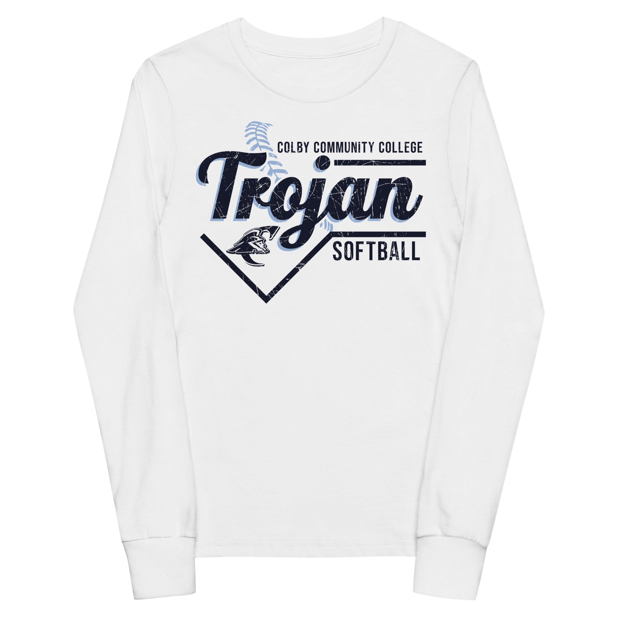 Colby Community College Softball Youth Long Sleeve Tee