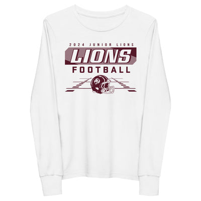 2024 Jr Lions Football Youth long sleeve tee