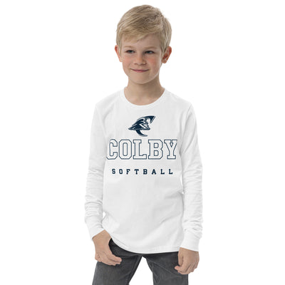 Colby Community College Softball Youth Long Sleeve Tee