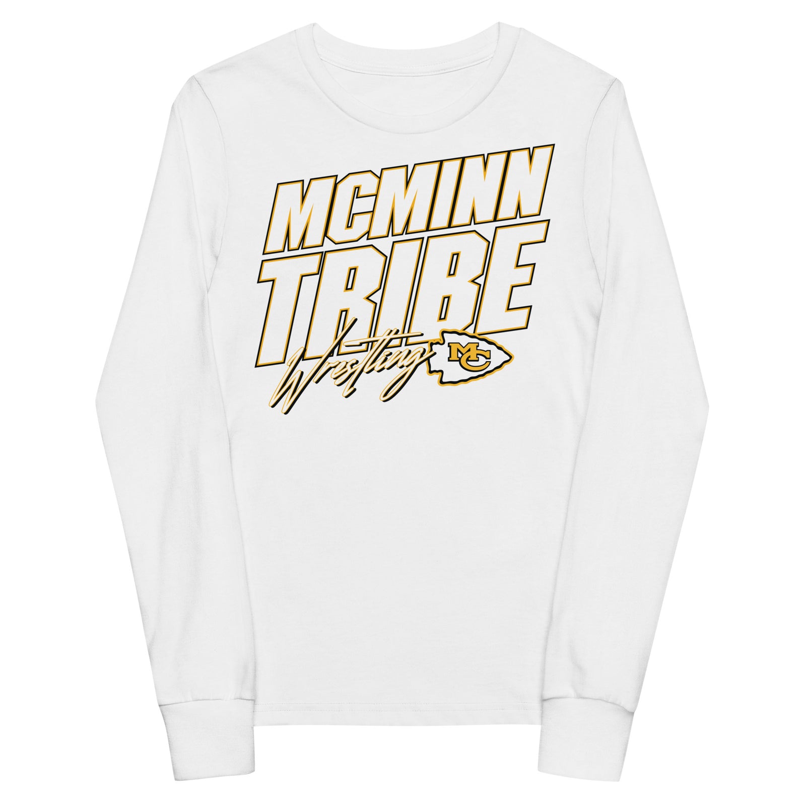 McMinn Middle School Wrestling Youth Long Sleeve Tee