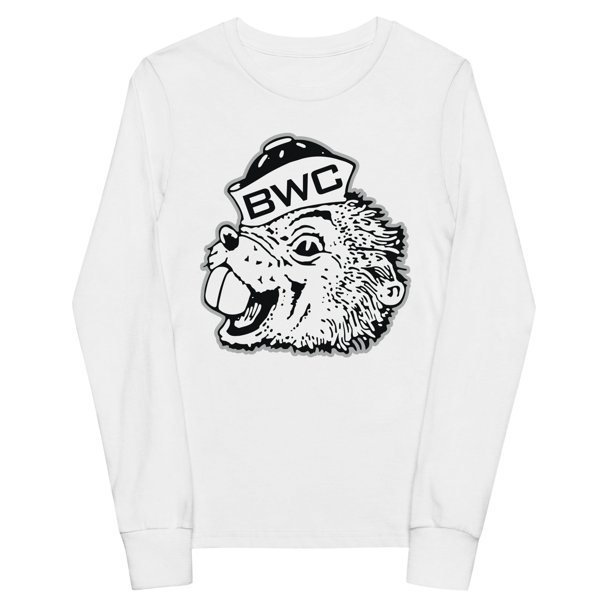 Pratt Community College BWC Beaver Youth long sleeve tee