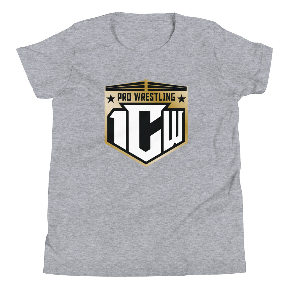 1CW Pro Wrestling New Logo Youth Staple Tee