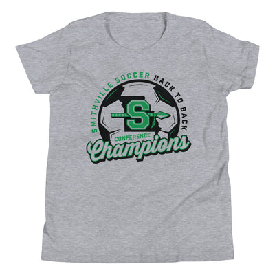 Smithville Soccer Back2Back Conference Champs Youth Short Sleeve T-Shirt