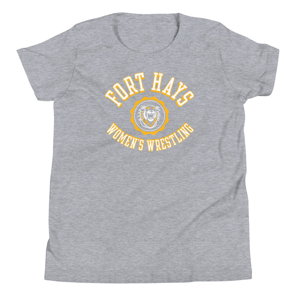 Fort Hays Women's Wrestling Youth Staple Tee