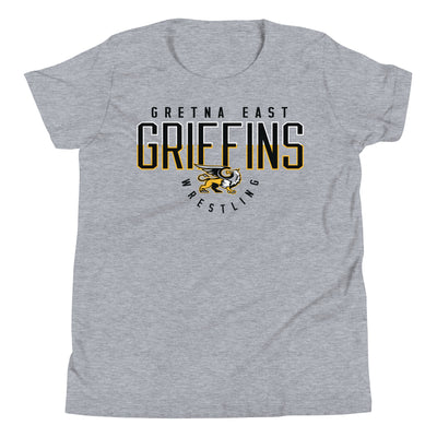 Gretna East  Griffins Wrestling Youth Staple Tee