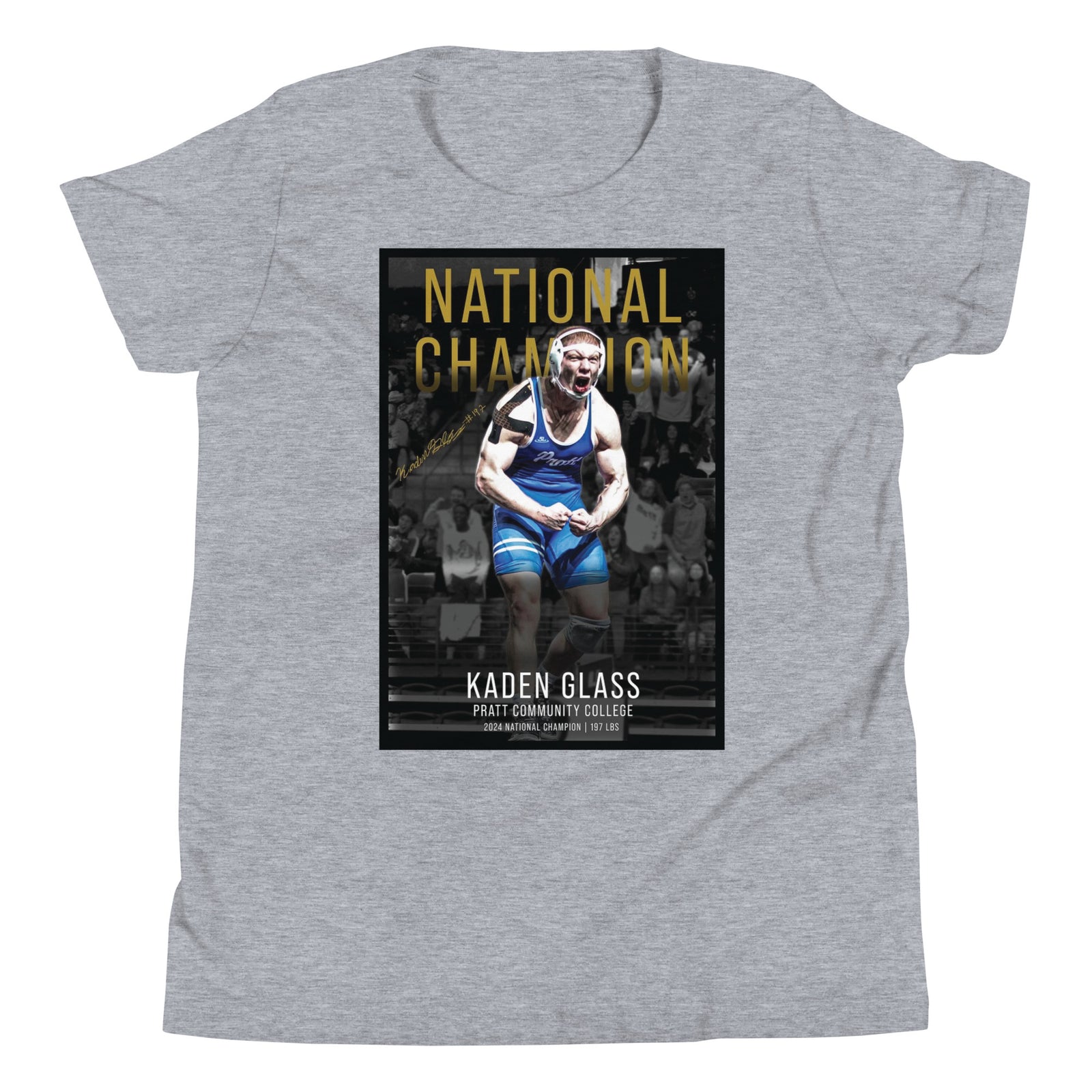 Pratt Community College Glass Youth Short Sleeve T-Shirt