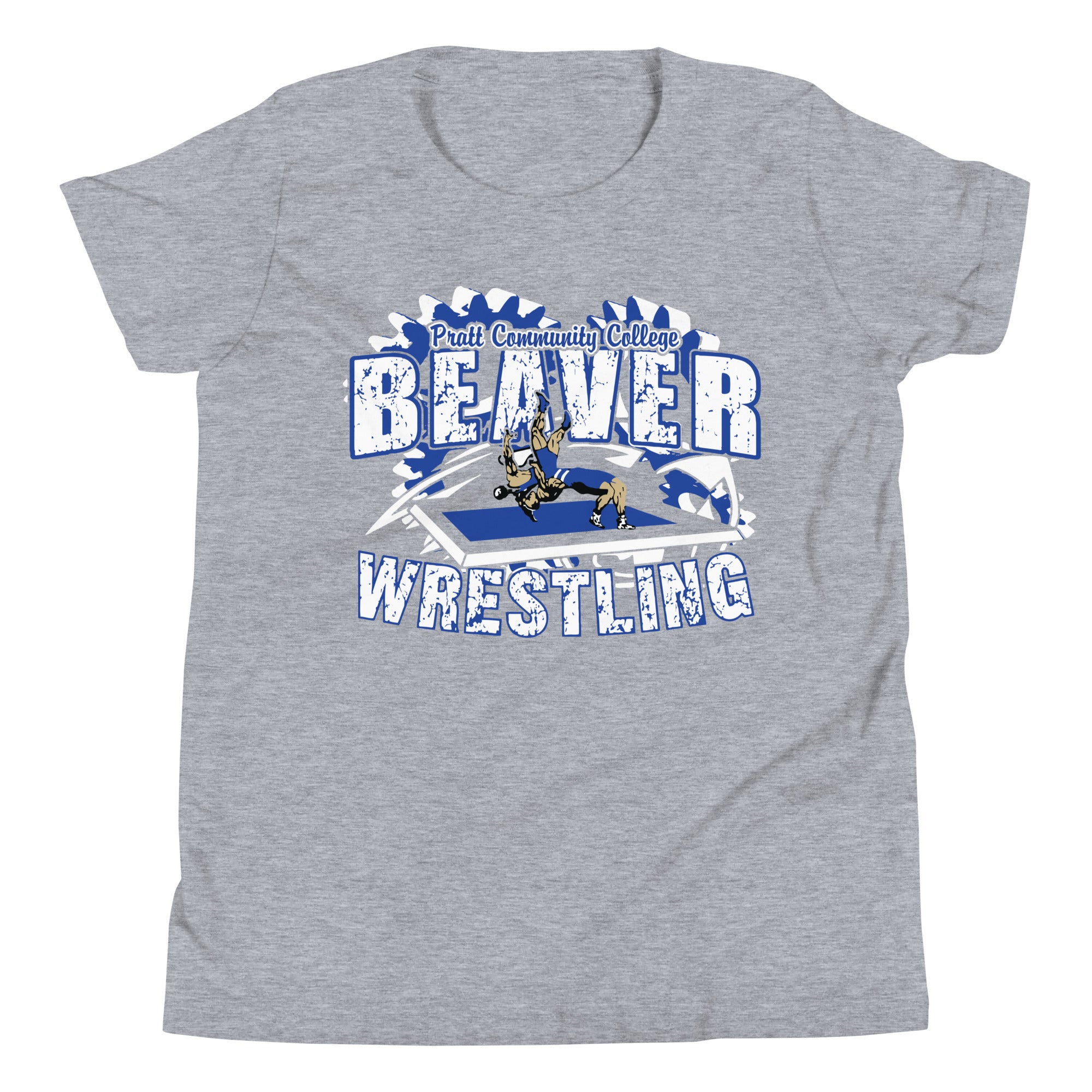 Pratt Community College Wrestling Gears Youth Short Sleeve T-Shirt