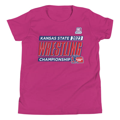 GIRLS USAWKS STATE WRESTLING CHAMPIONSHIPS Youth Short Sleeve T-Shirt [YOUTH]