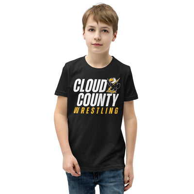 Cloud County CC Wrestling Youth Staple Tee