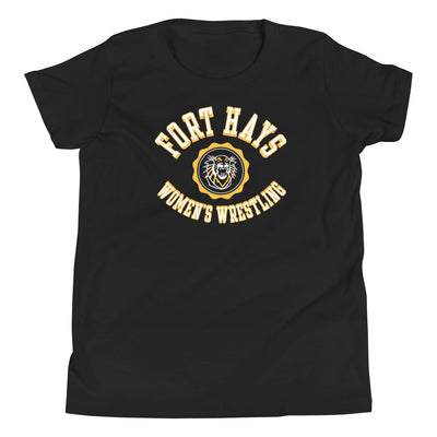 Fort Hays Women's Wrestling Youth Staple Tee