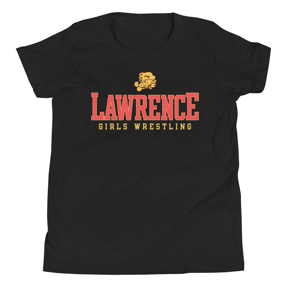 Lawrence Girls Wrestling  Youth Staple Tee