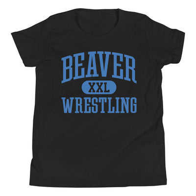 Pratt Community College Beaver XXL Wrestling Youth Short Sleeve T-Shirt