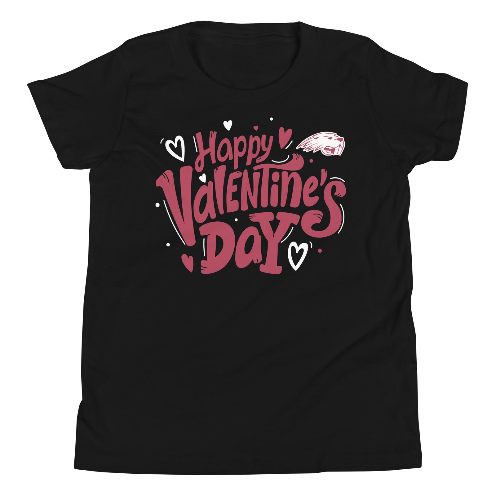 Pratt Community College Happy Valentine's Day Youth Staple Tee