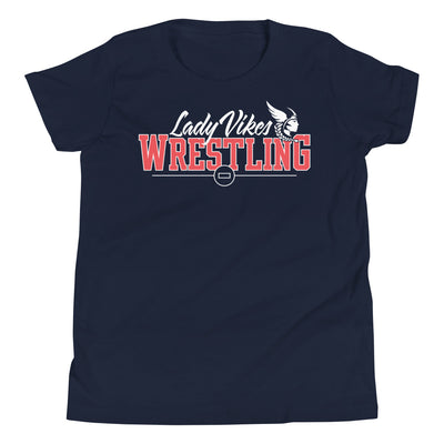 Lady Vikes Wrestling Youth Staple Tee