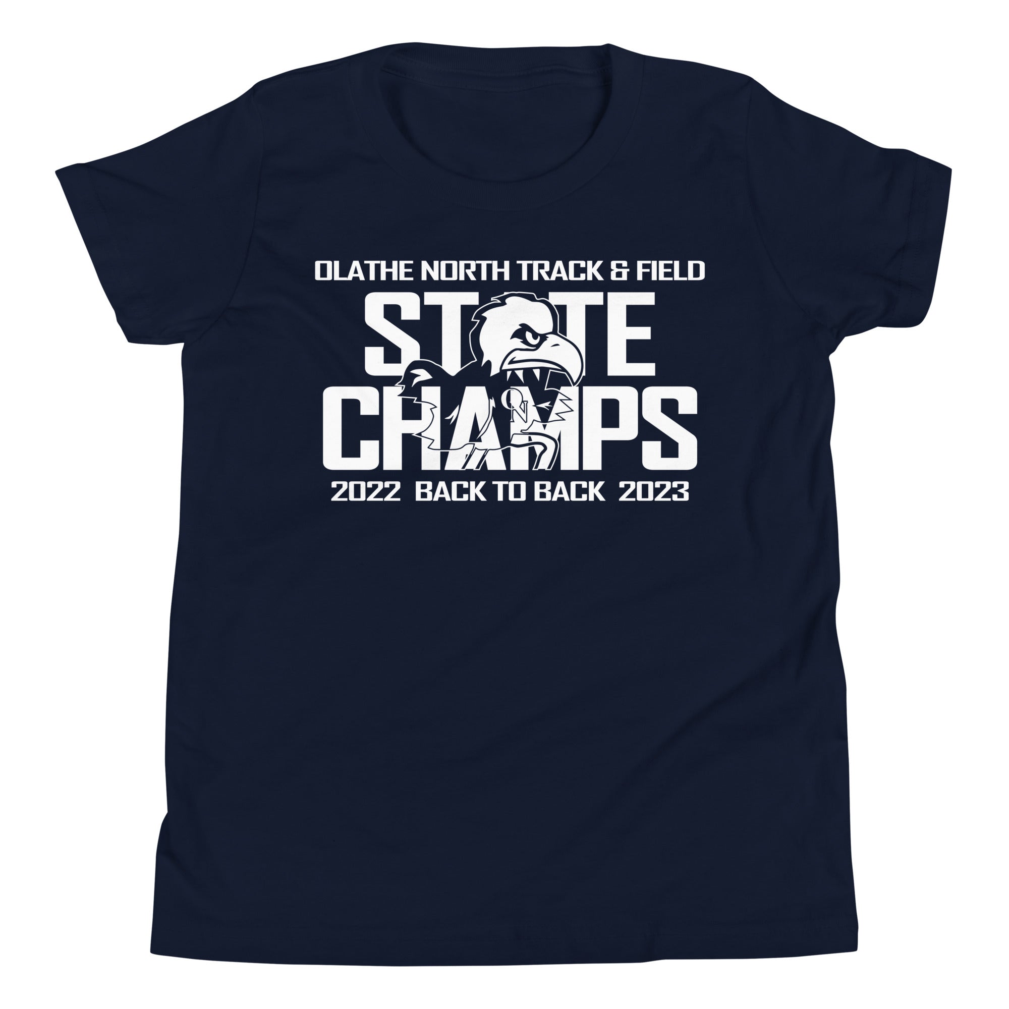 Olathe North Track & Field State Champs Youth Short Sleeve T-Shirt
