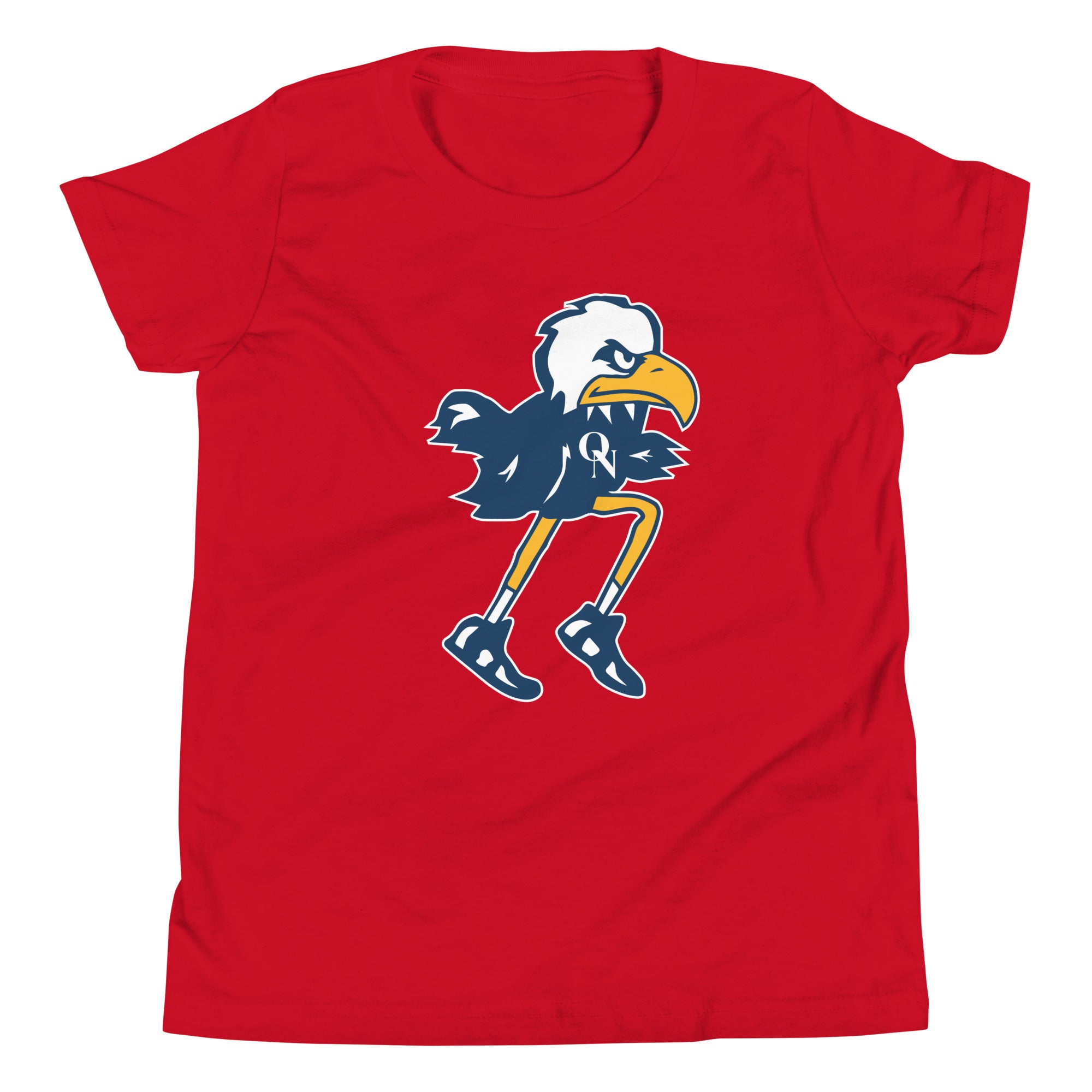 Olathe North XC Old School Mascot Youth Short Sleeve T-Shirt