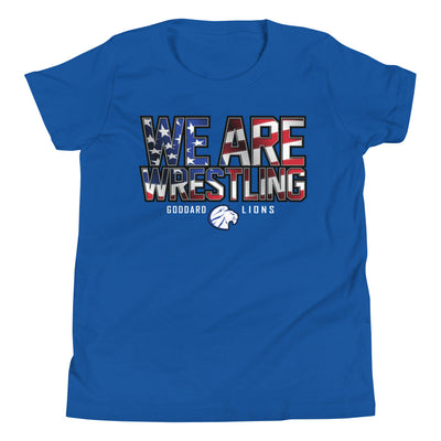 Goddard We Are Wrestling State Champs Youth Short Sleeve T-Shirt