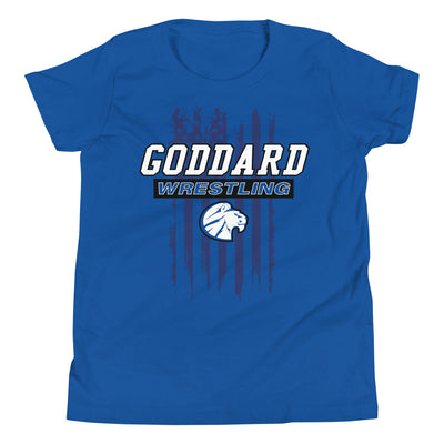Goddard Wrestling Flag State Champs Youth Short Sleeve T-Shirt