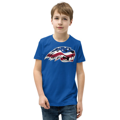 Pratt Community College USA Beaver Youth Staple Tee